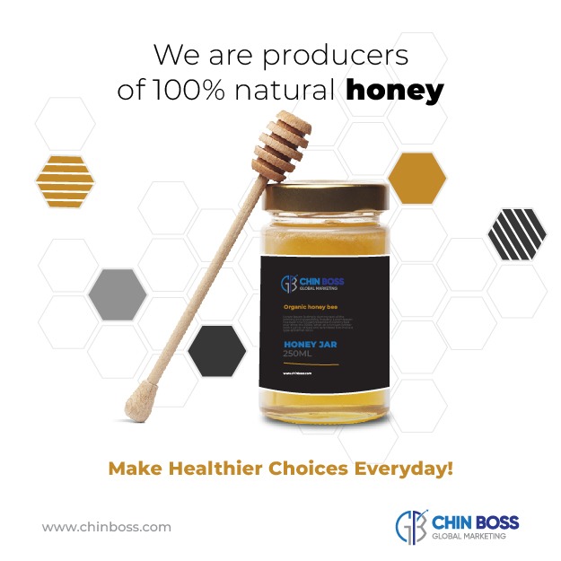CHIN BOSS Raw Honey 1Kg